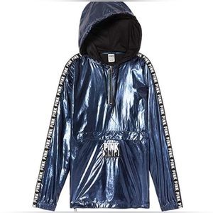 VIctoria’s Secret Anorak Windproof Jacket Ensign Foil